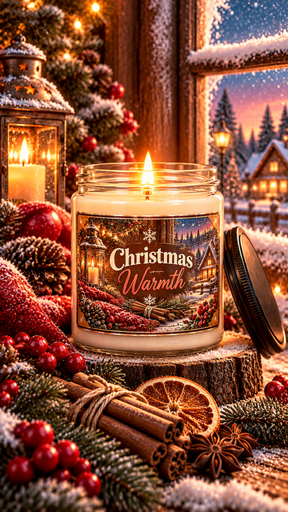 Christmas Warmth - Nostalgic Christmas Soy Candleented soy candle