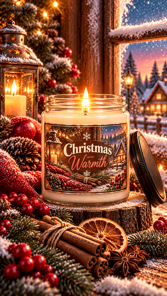 Christmas Warmth - Nostalgic Christmas Soy Candleented soy candle