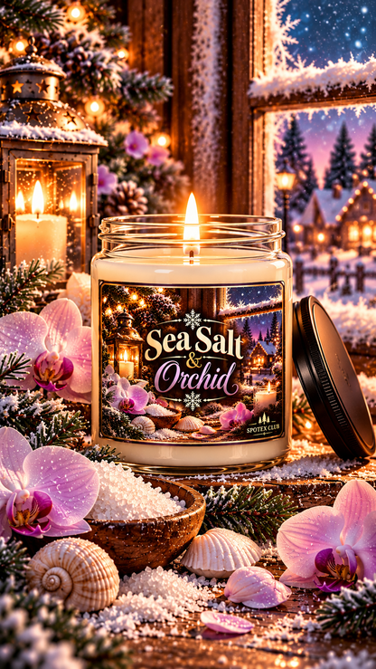 Sea Salt & Orchid - Nostalgic Christmas Soy Candle