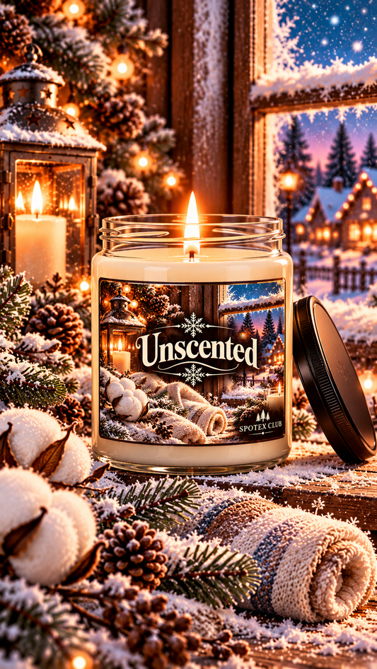 Unscented Nostalgic Christmas Soy Candle